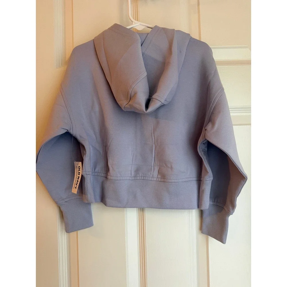 Old Navy Lavender Full Zip Hoodie Sweatshirt Girls XS 5